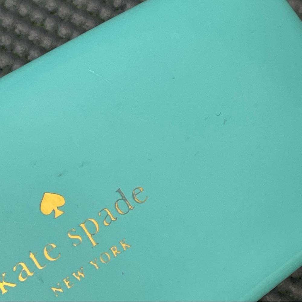 EUC Kate Spade New York Eyewear Stylish Hard Protective Case With Cleaning Cloth - Picture 10 of 17